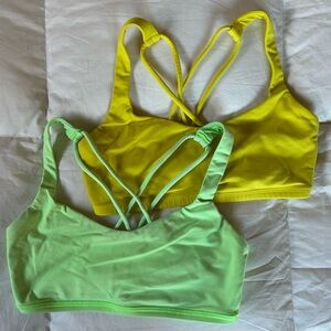 2 Lululemon Free to Be sports bras